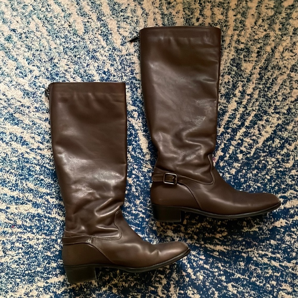 Aquatalia knee-high leather boots